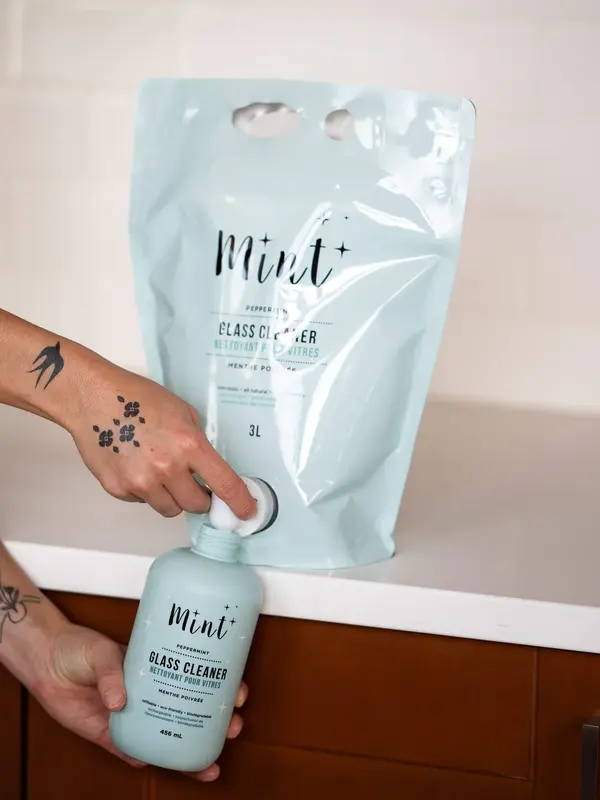 Mint Mint Glass Cleaner Party Pouch