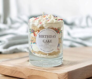 Birthday Cake Dessert Candle