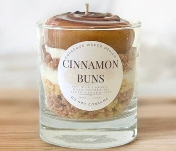 Cinnamon Bun Dessert Candle