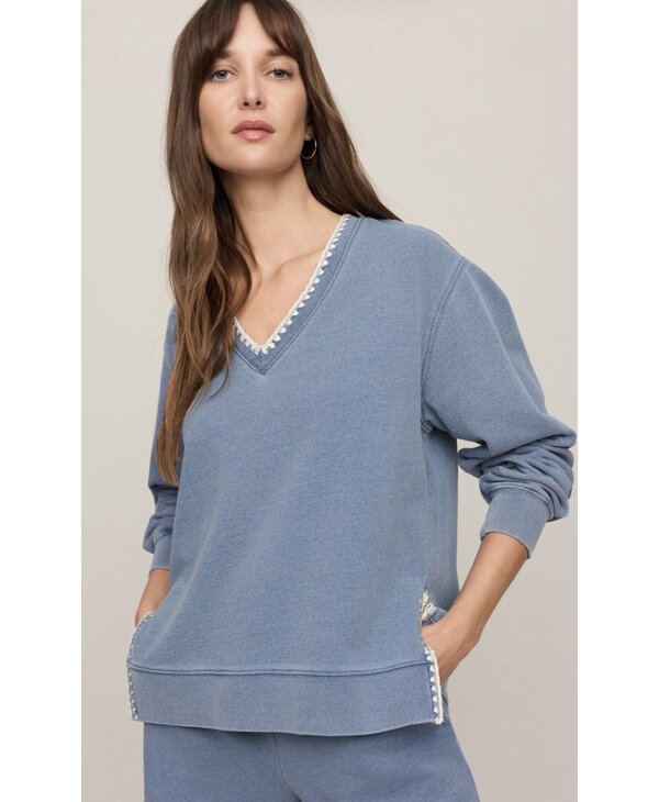 Z Supply Cam Knit Whipstitch Top