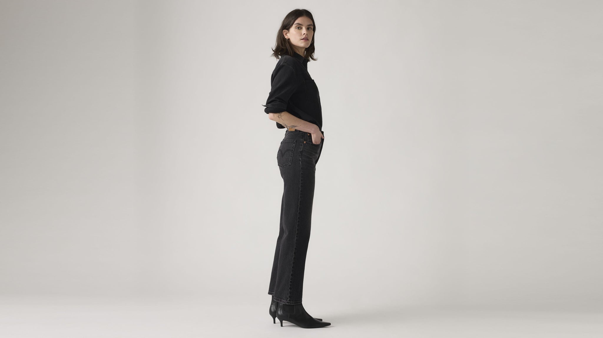 Levi Strauss & Co. Ribcage Straight Ankle, Loom About