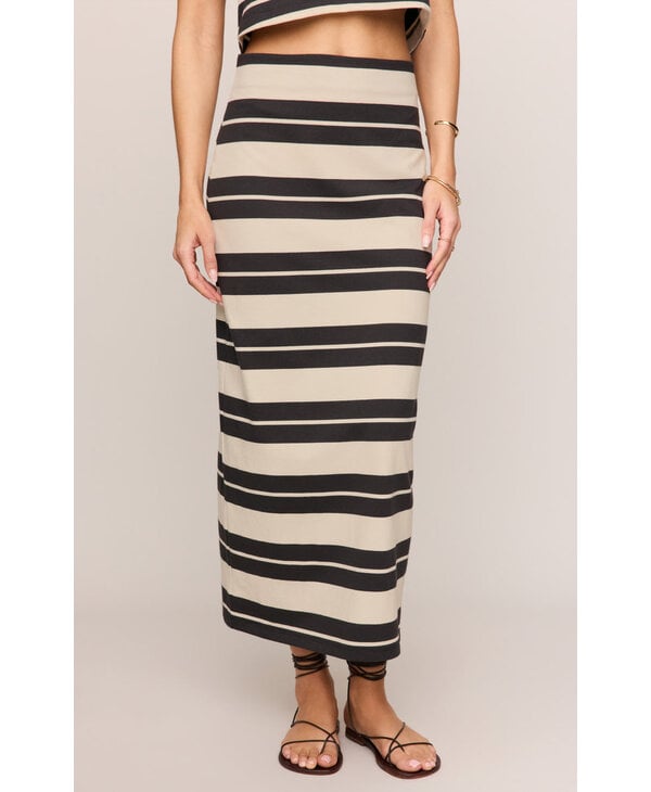 Z Supply Gail Striped Midi Skirt