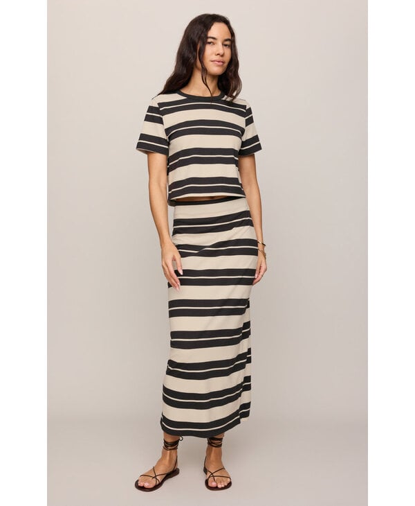 Z Supply Gail Striped Midi Skirt