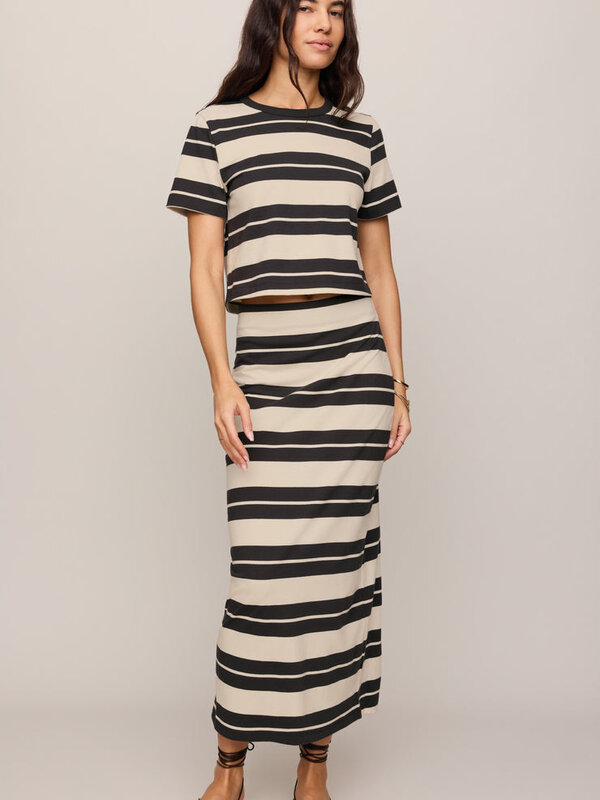 Z Supply Gail Striped Midi Skirt