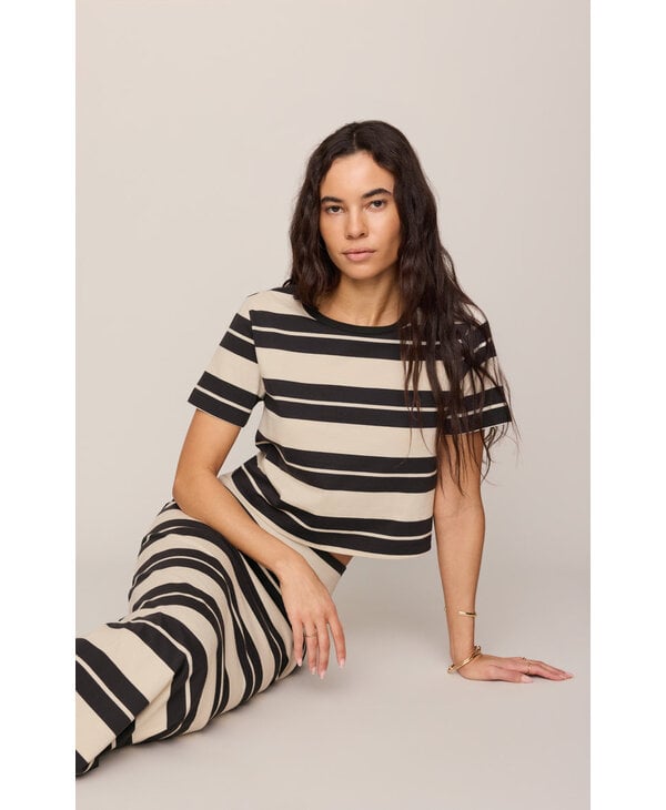 Z Supply Gail Striped Midi Skirt