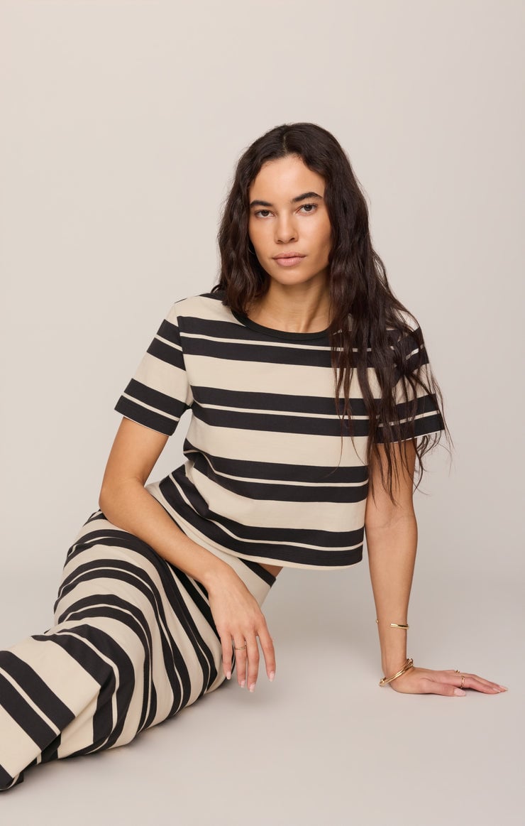 Z Supply Gail Striped Midi Skirt