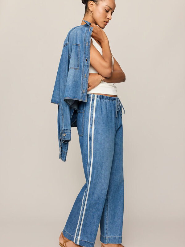 Z Supply The Sidelines Denim Track Pant