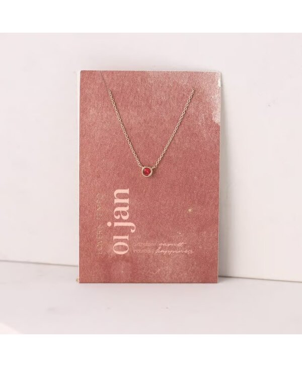 Lovers Tempo Kaleidoscope Birthday Necklace