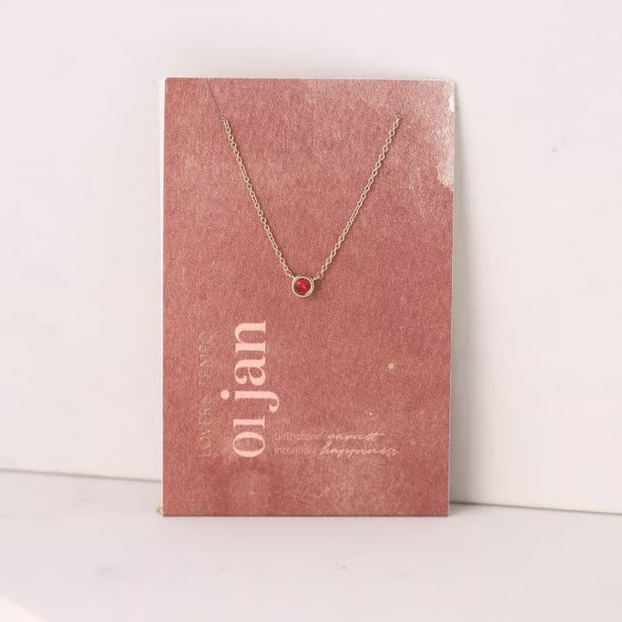 Lovers Tempo Kaleidoscope Birthday Necklace