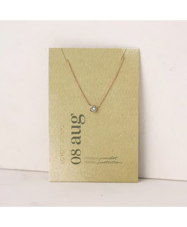 Lovers Tempo Kaleidoscope Birthday Necklace