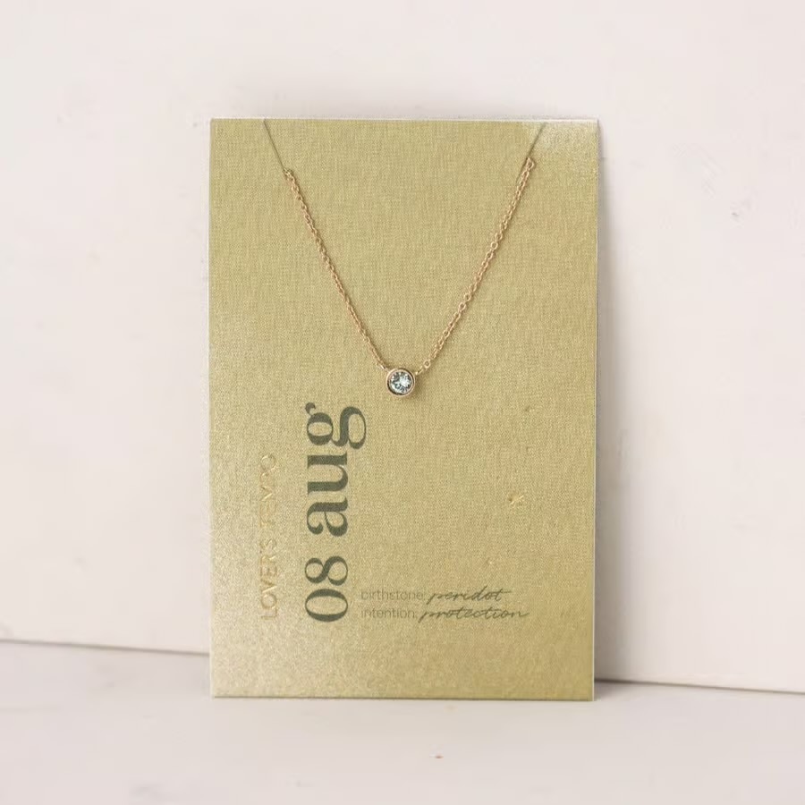 Lovers Tempo Kaleidoscope Birthday Necklace