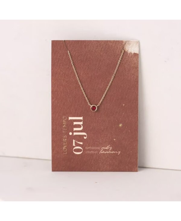 Lovers Tempo Kaleidoscope Birthday Necklace