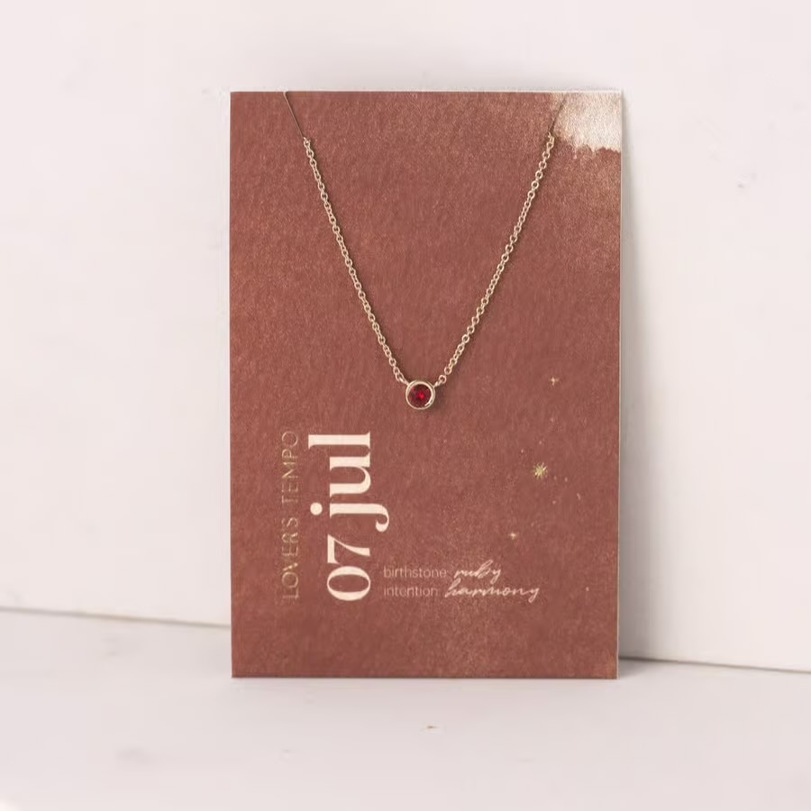 Lovers Tempo Kaleidoscope Birthday Necklace