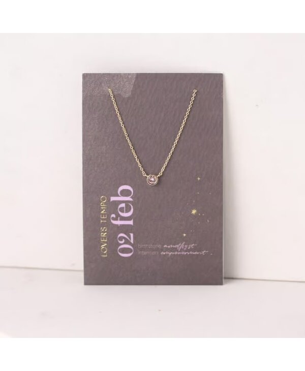 Lovers Tempo Kaleidoscope Birthday Necklace