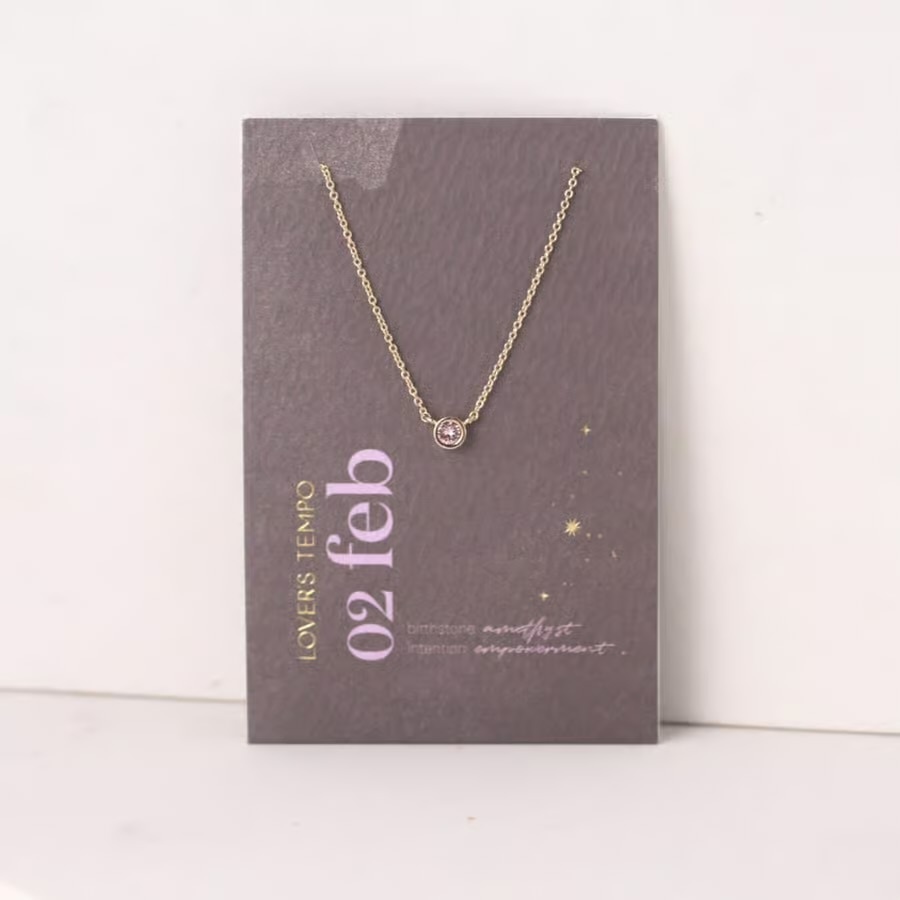 Lovers Tempo Kaleidoscope Birthday Necklace