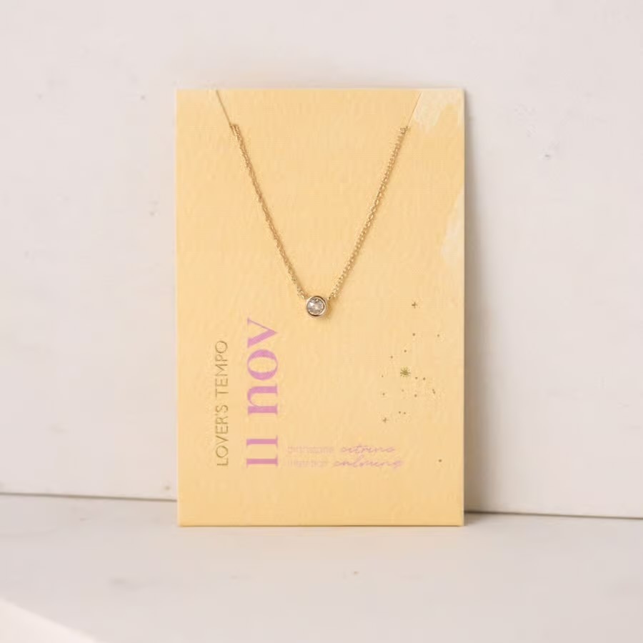Lovers Tempo Kaleidoscope Birthday Necklace