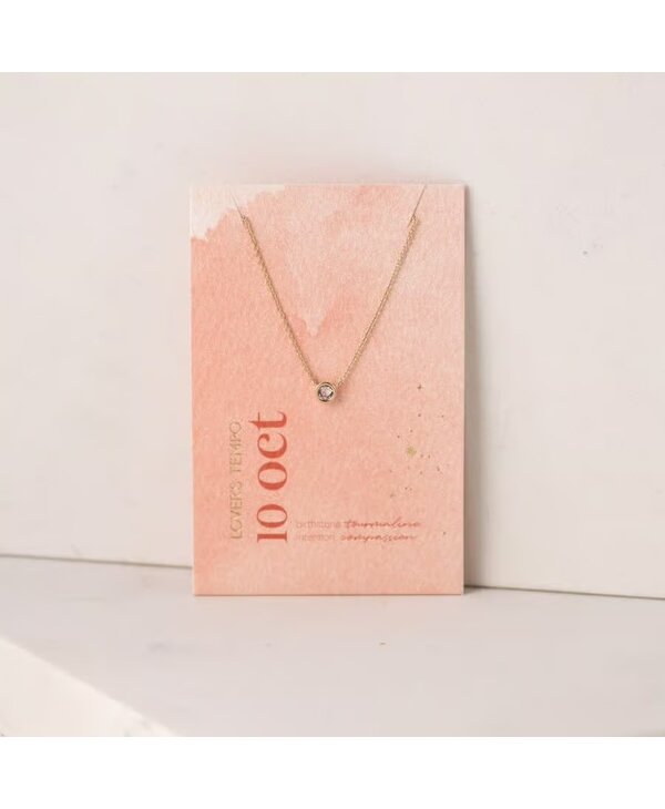 Lovers Tempo Kaleidoscope Birthday Necklace
