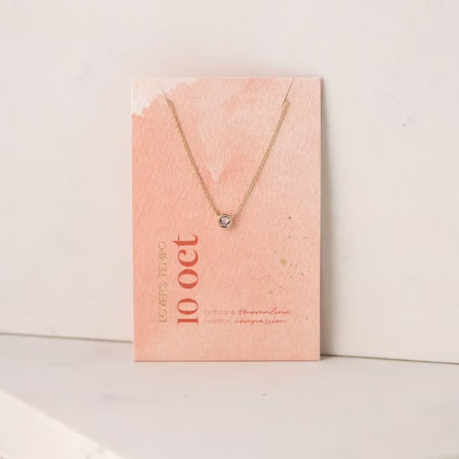 Lovers Tempo Kaleidoscope Birthday Necklace