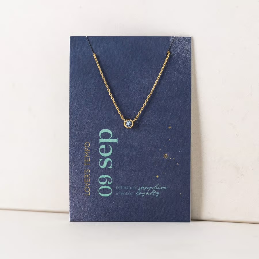 Lovers Tempo Kaleidoscope Birthday Necklace