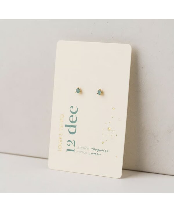Lovers Tempo Kaleidoscope Birthday Earrings