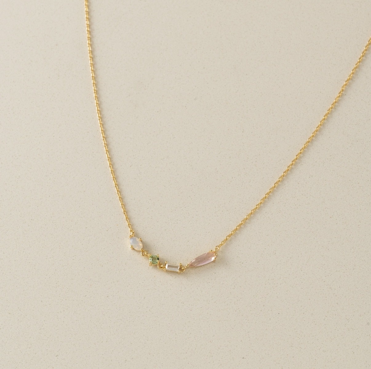 Lovers Tempo Sonata Jewel Necklace - Opal Mix