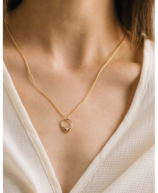 Lovers Tempo Aria Necklace - Clear
