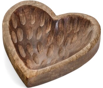Heart Tray Mango Wood