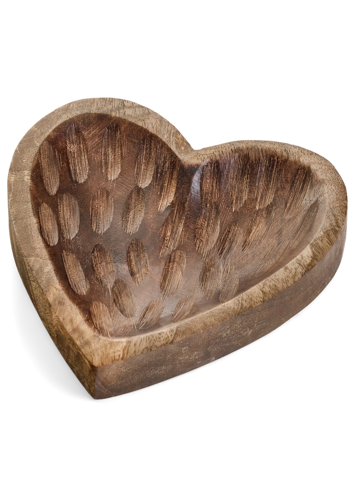 ADV Pine Centre Heart Tray Mango Wood