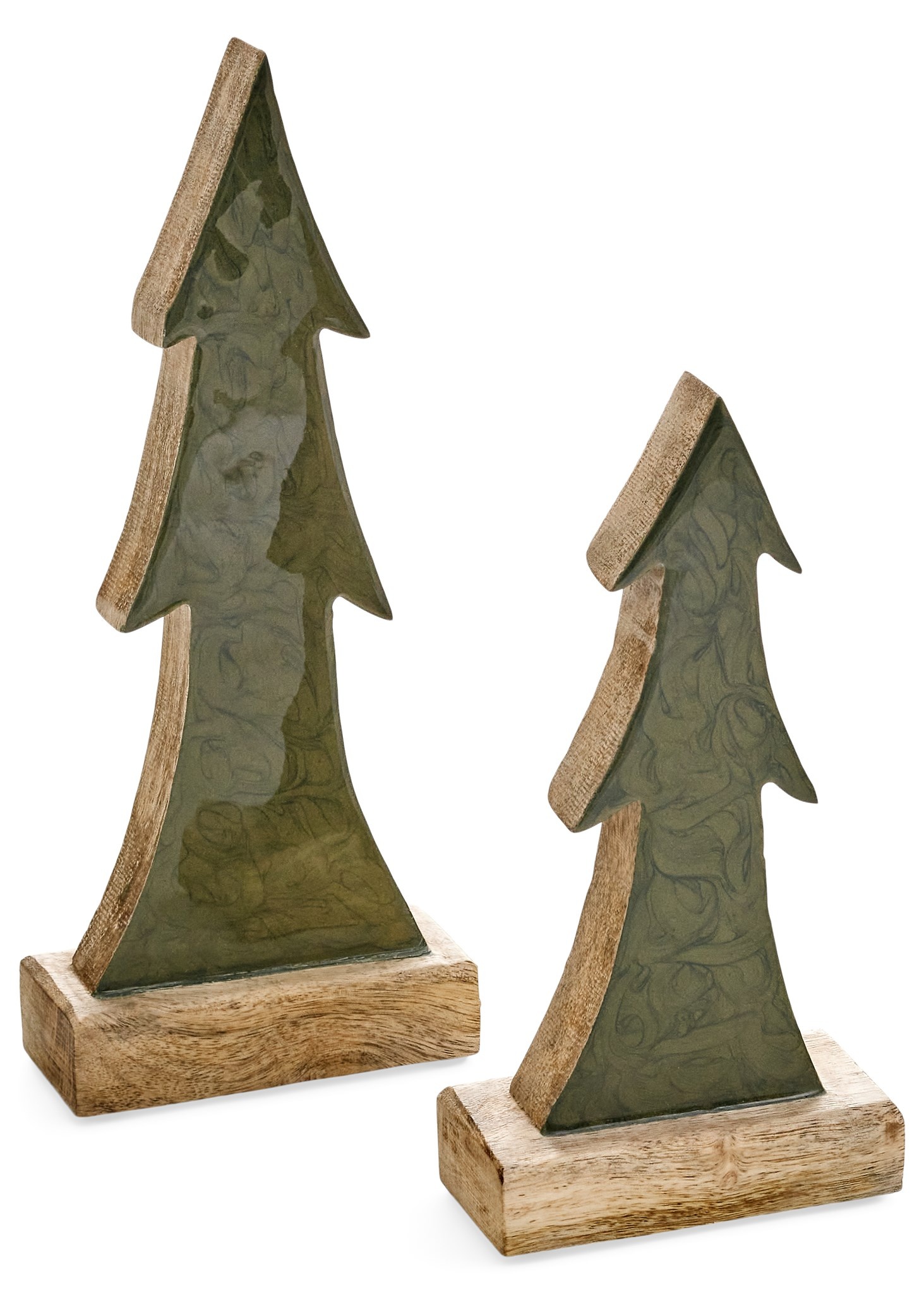 ADV Pine Centre Tree, Mango Wood Enamel