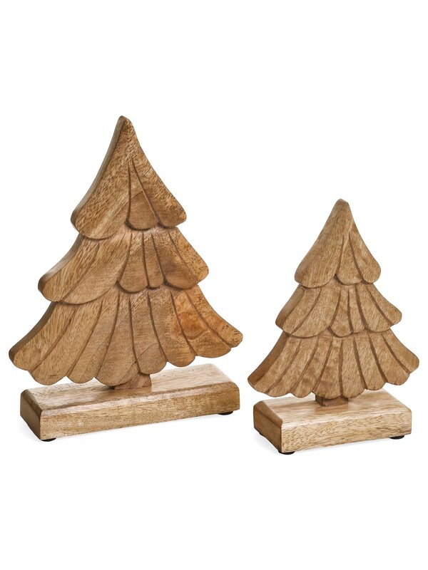 ADV Pine Centre Tree Carved Mango Wood
