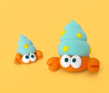 Hermie the Crab Clay Kit