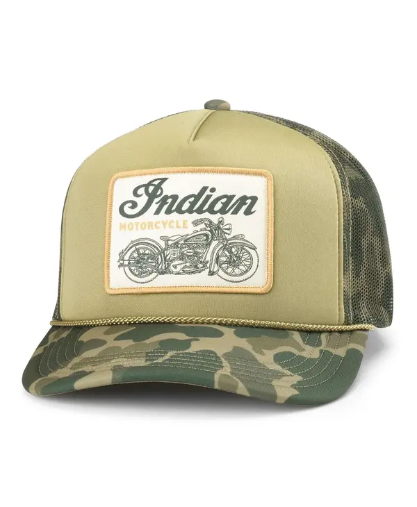 American Needle Indian Motorcycle Mallard Foamy Hat