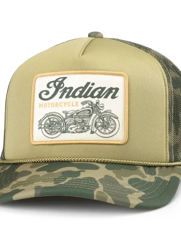 American Needle Indian Motorcycle Mallard Foamy Hat