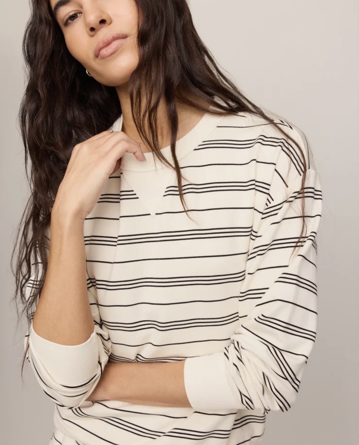 Z Supply Stand Out Striped Sweatshirt