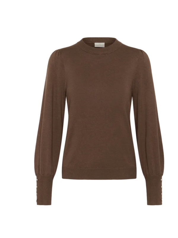 Kaffe KAlizza Round Neck Knit Pullover