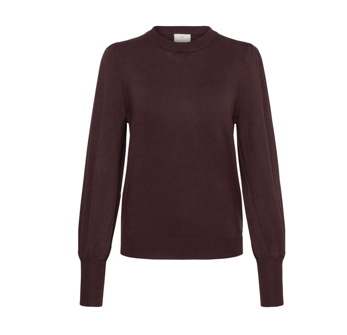 Kaffe KAlizza Round Neck Knit Pullover