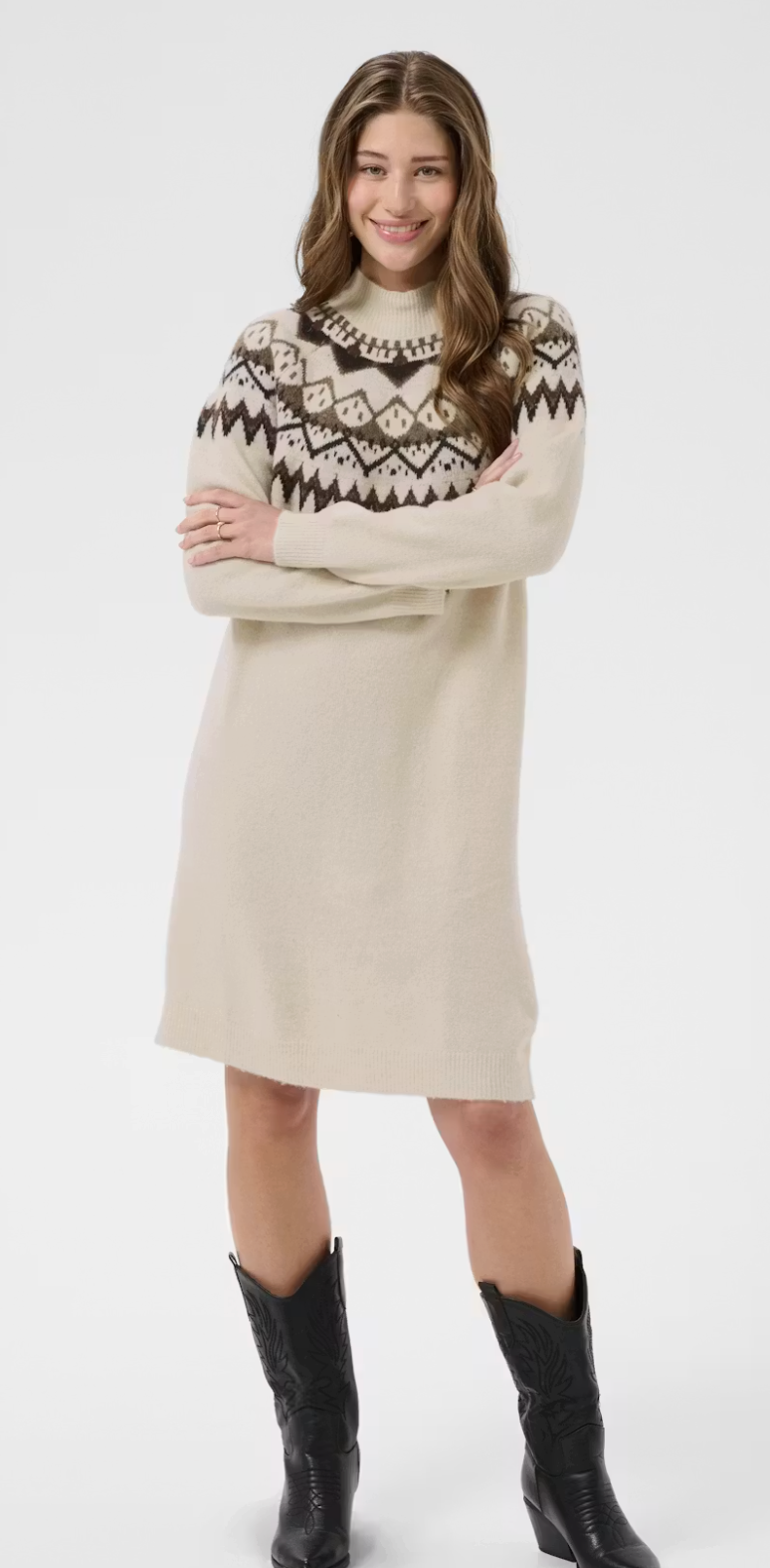 Cream CRCherrie Knit Dress
