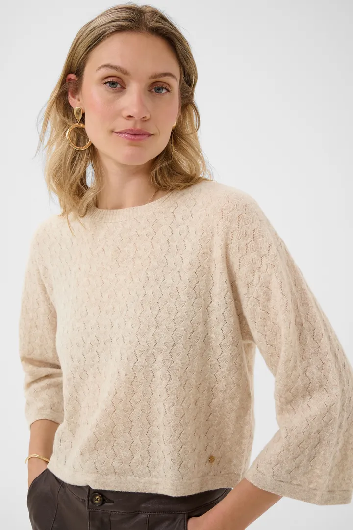 Cream CRMela 3/4 Sleeve Pullover