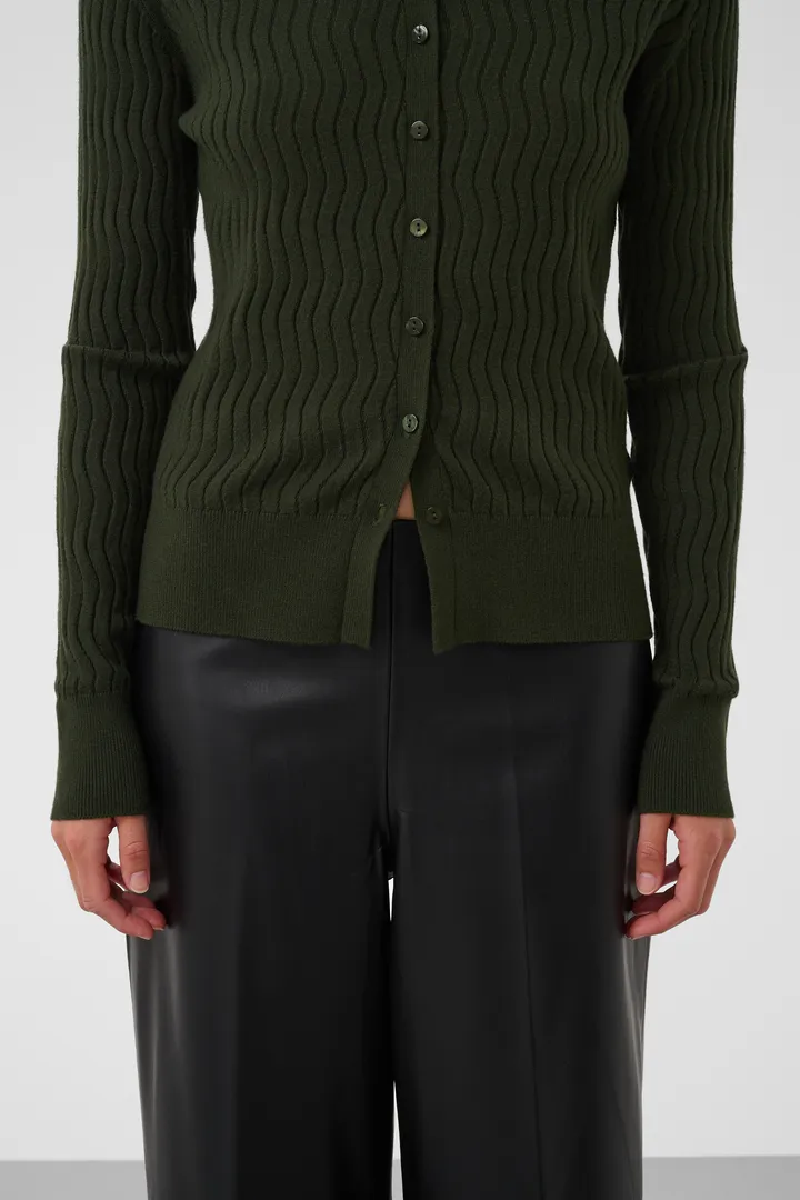 Soaked In Luxury SLSpina Zig Zag Cardigan