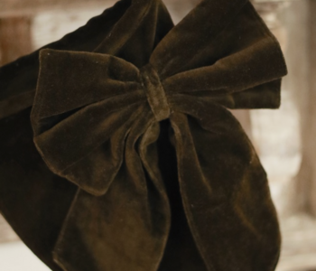 Velvet Bow Hanging