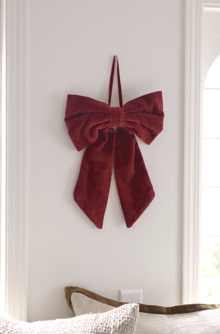Indaba Trading Co. Velvet Bow Hanging
