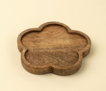 Daisy Wooden Dish