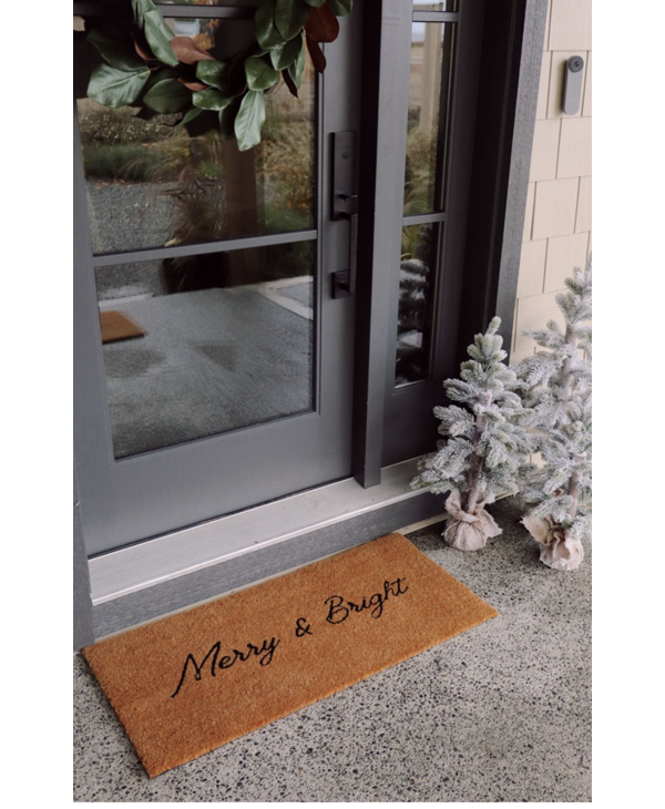Indaba Trading Co. Merry & Bright Doormat