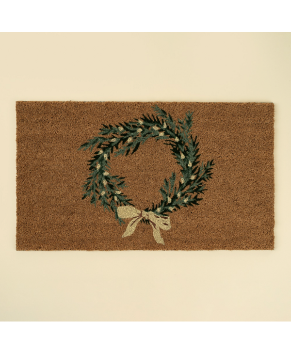 Indaba Trading Co. Holiday Wreath Doormat