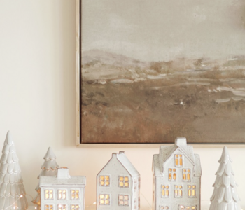 Winter Chalet Tealight House