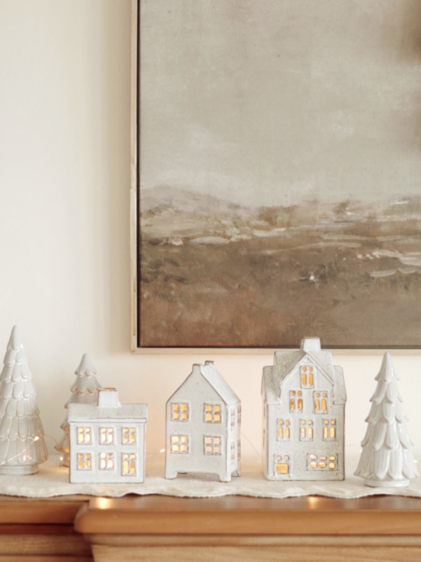 Indaba Trading Co. Winter Chalet Tealight House