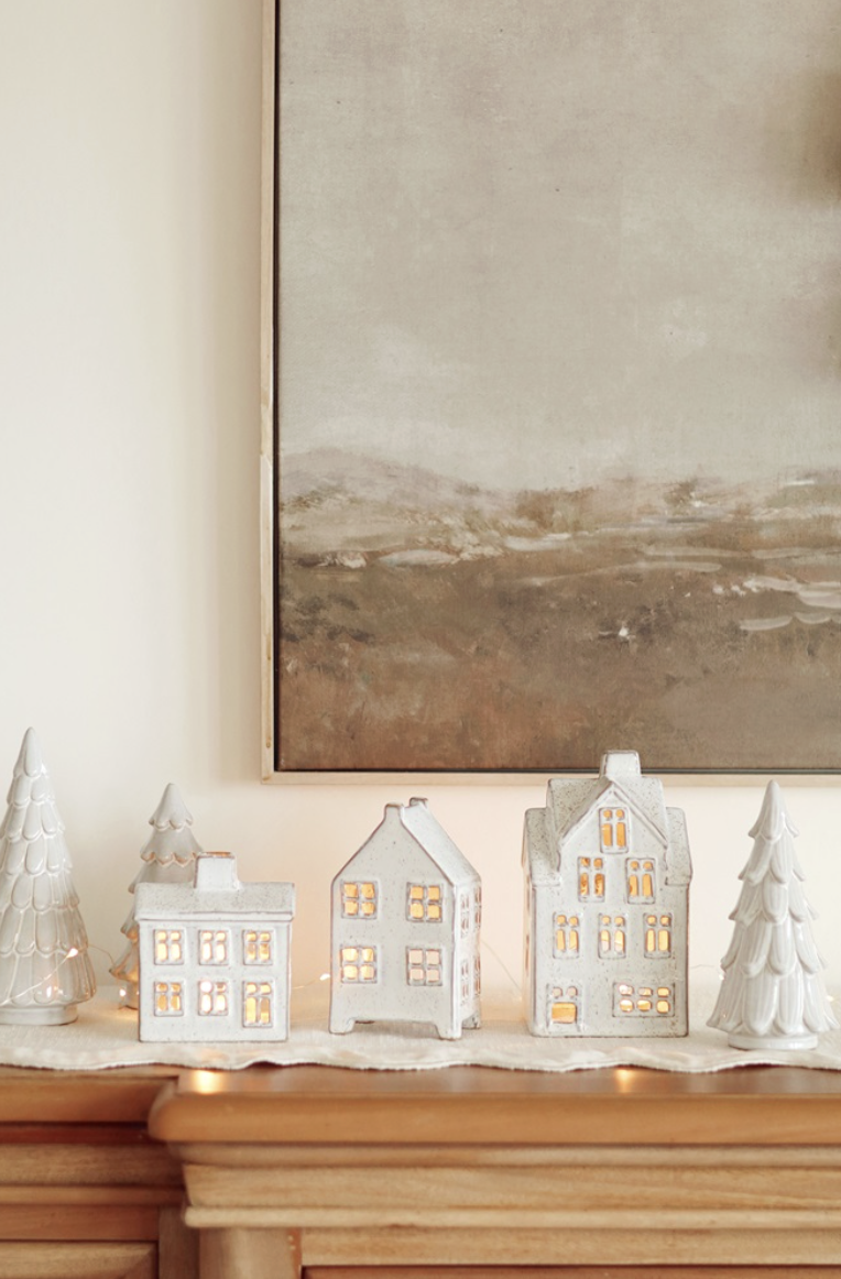 Indaba Trading Co. Winter Chalet Tealight House