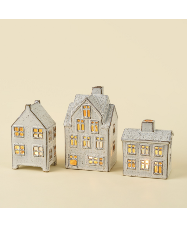 Indaba Trading Co. Winter Chalet Tealight House