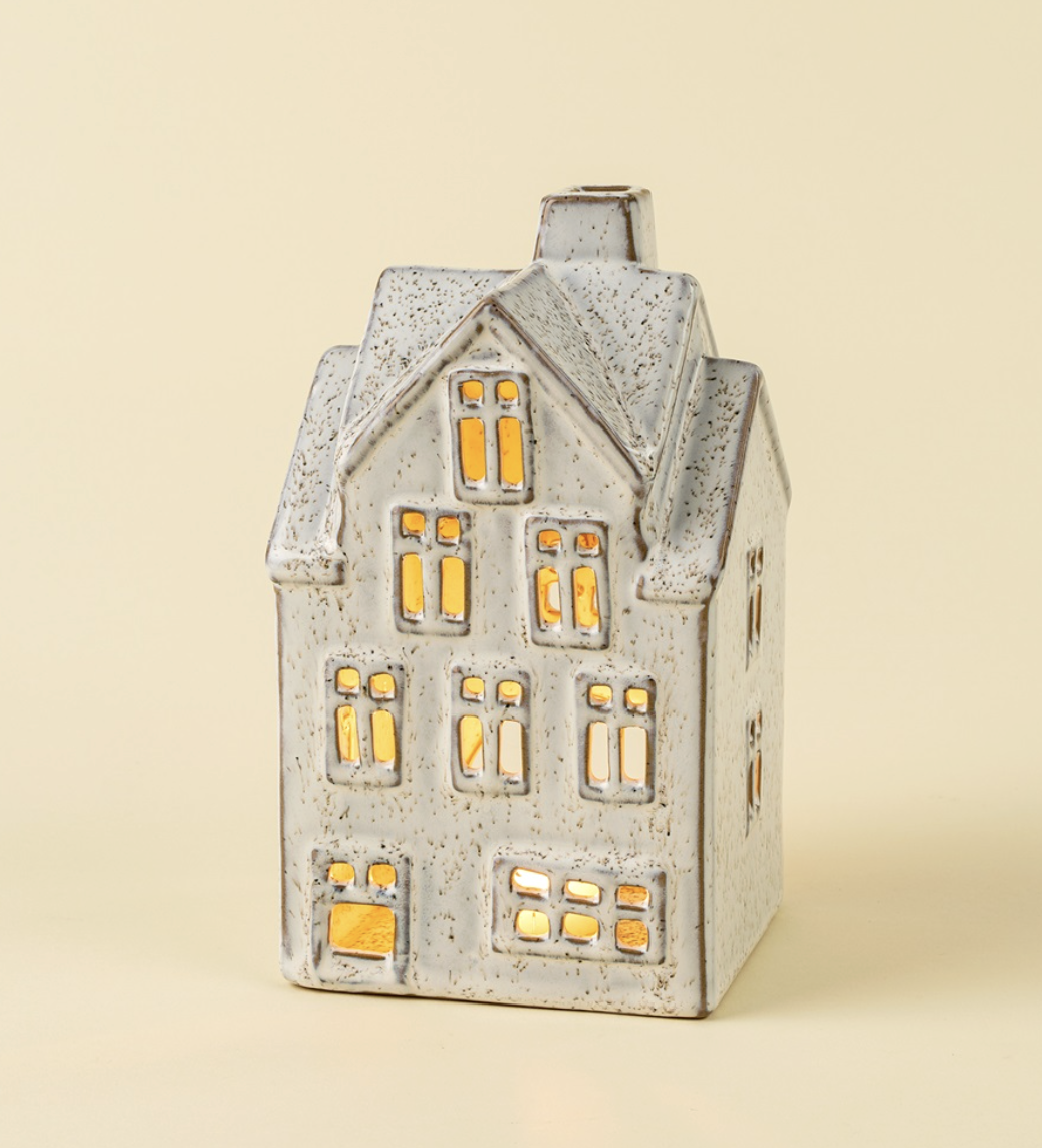 Indaba Trading Co. Winter Chalet Tealight House