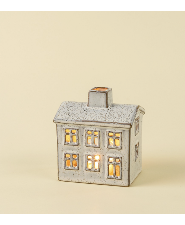 Indaba Trading Co. Winter Chalet Tealight House